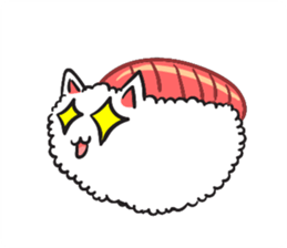 Cute Sushi Cat sticker #8847014