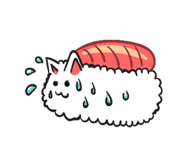 Cute Sushi Cat sticker #8847015