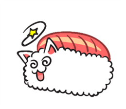 Cute Sushi Cat sticker #8847019