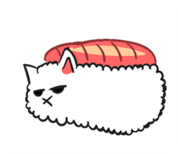 Cute Sushi Cat sticker #8847023