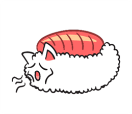 Cute Sushi Cat sticker #8847024