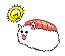 Cute Sushi Cat sticker #8847025