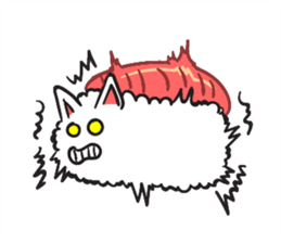 Cute Sushi Cat sticker #8847026