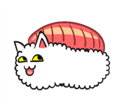 Cute Sushi Cat sticker #8847027