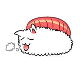 Cute Sushi Cat sticker #8847028