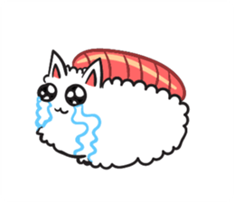 Cute Sushi Cat sticker #8847030