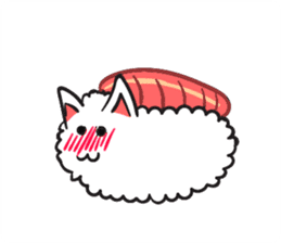 Cute Sushi Cat sticker #8847031