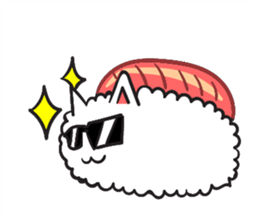 Cute Sushi Cat sticker #8847033