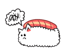 Cute Sushi Cat sticker #8847034