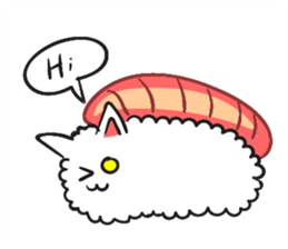 Cute Sushi Cat sticker #8847038