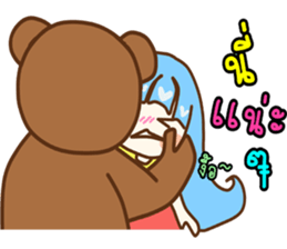 love you bear sticker #8847580
