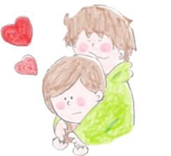 Aya(-chan) and Yasu(-chan) sticker #8848154
