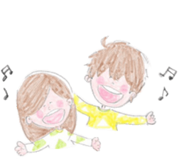 Aya(-chan) and Yasu(-chan) sticker #8848156