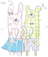 Aya(-chan) and Yasu(-chan) sticker #8848157