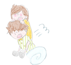 Aya(-chan) and Yasu(-chan) sticker #8848160