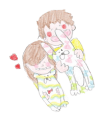 Aya(-chan) and Yasu(-chan) sticker #8848162