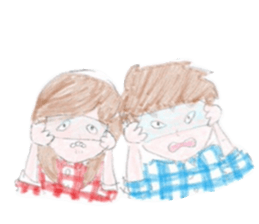 Aya(-chan) and Yasu(-chan) sticker #8848167