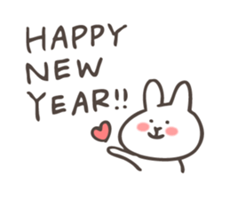 The Winter Rabbit Sticker sticker #8848773