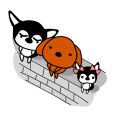 Kawaii dog,Dub Winter Ver. sticker #8848853