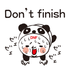 Marathon and jogging and I sticker #8849112