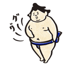 sumo wrestler"yuruizeki" part5 sticker #8851024