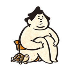 sumo wrestler"yuruizeki" part5 sticker #8851032