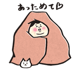 sumo wrestler"yuruizeki" part5 sticker #8851038