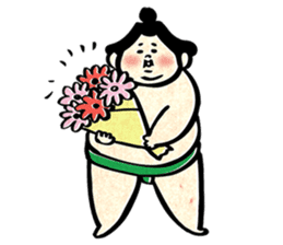 sumo wrestler"yuruizeki" part5 sticker #8851040