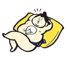 sumo wrestler"yuruizeki" part5 sticker #8851042