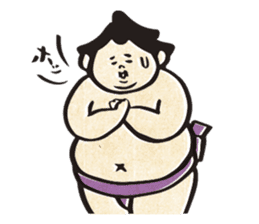 sumo wrestler"yuruizeki" part5 sticker #8851046
