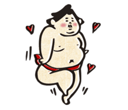 sumo wrestler"yuruizeki" part5 sticker #8851050