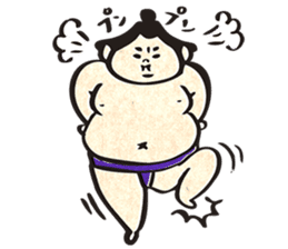sumo wrestler"yuruizeki" part5 sticker #8851055