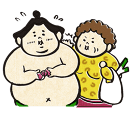 sumo wrestler"yuruizeki" part5 sticker #8851060