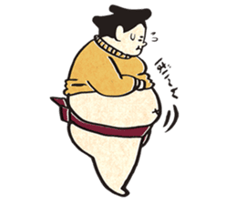 sumo wrestler"yuruizeki" part5 sticker #8851061