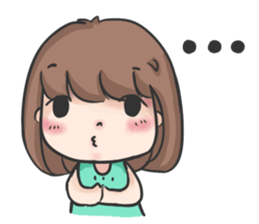 jane a cute girl sticker #8851145