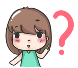 jane a cute girl sticker #8851152