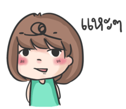 jane a cute girl sticker #8851162