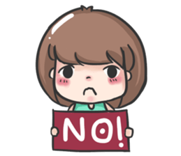 jane a cute girl sticker #8851170