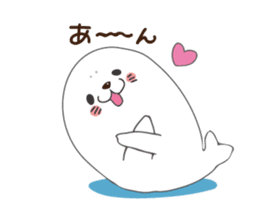 White seal sticker sticker #8851319