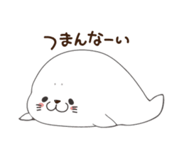 White seal sticker sticker #8851324