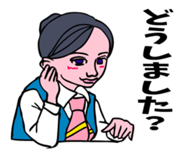 A girl has some troubles 3. sticker #8851658