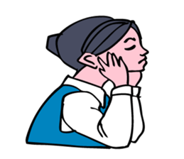 A girl has some troubles 3. sticker #8851660