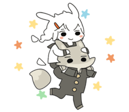 Goat and Wolf Stickers sticker #8851823