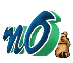 Daily bulging eyes raccoon dog 2 sticker #8851993