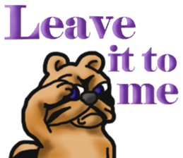 Daily bulging eyes raccoon dog 2 sticker #8852005