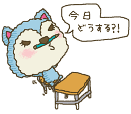 nene-nyan's friend *School life ver.* sticker #8852030