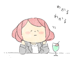 Dog and Girls sticker #8852161