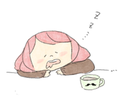 Dog and Girls sticker #8852163