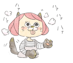 Dog and Girls sticker #8852166