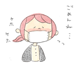 Dog and Girls sticker #8852169